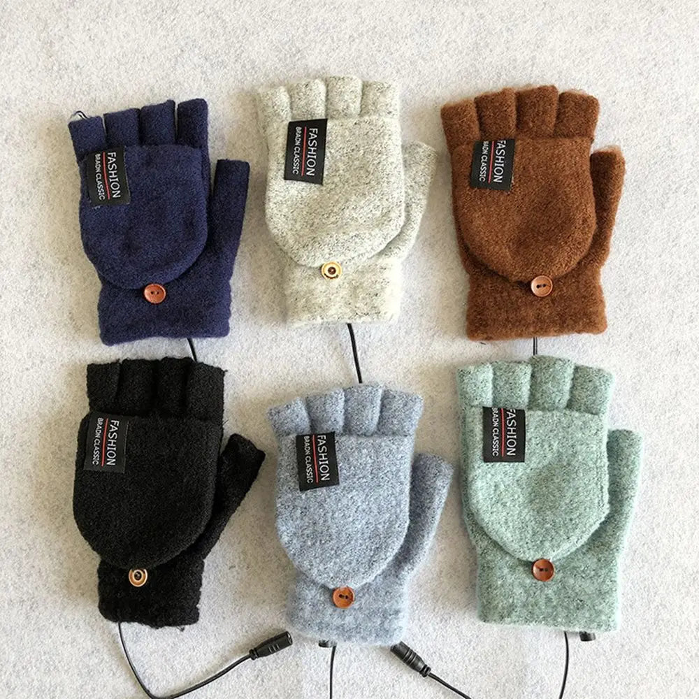 ThermaType™ Heated Fingerless Gloves