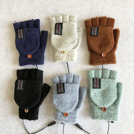 ThermaType™ Heated Fingerless Gloves