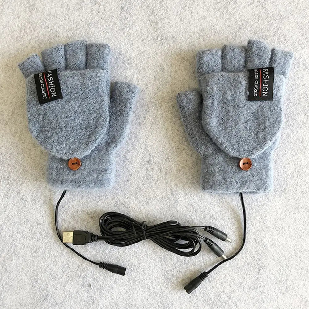 ThermaType™ Heated Fingerless Gloves