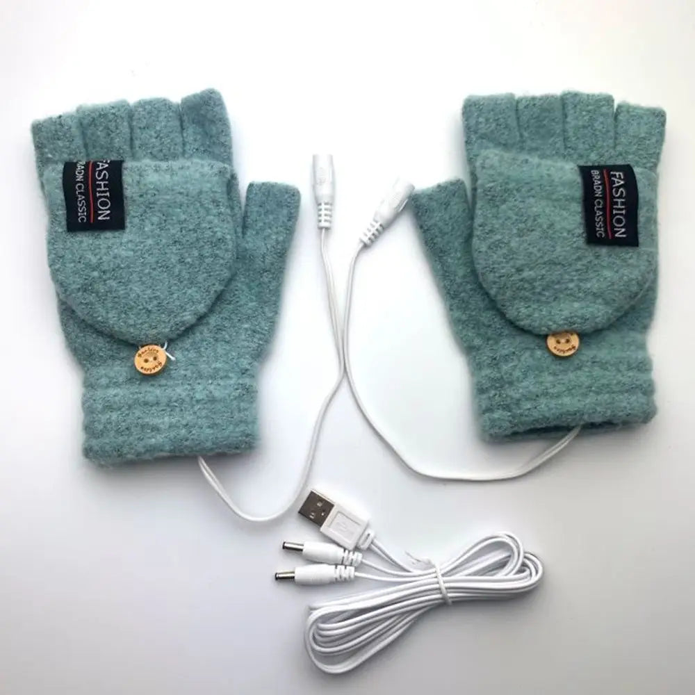 ThermaType™ Heated Fingerless Gloves