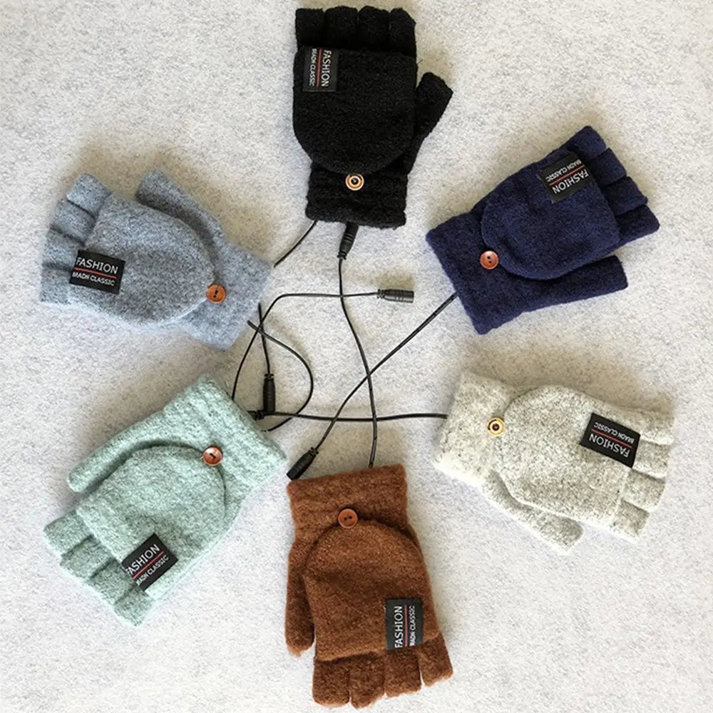 ThermaType™ Heated Fingerless Gloves